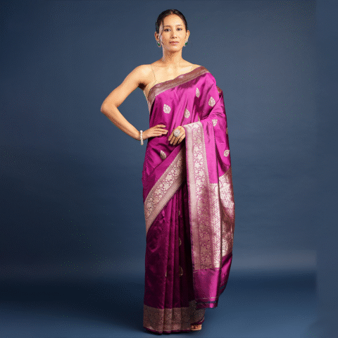 DEEP PURPPLE KATAN SILK