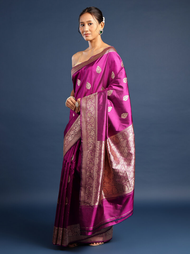 DEEP PURPPLE KATAN SILK - Image 3