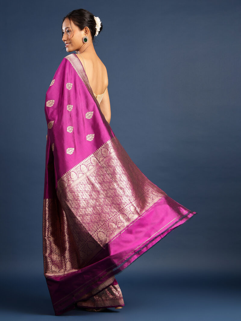 DEEP PURPPLE KATAN SILK - Image 4