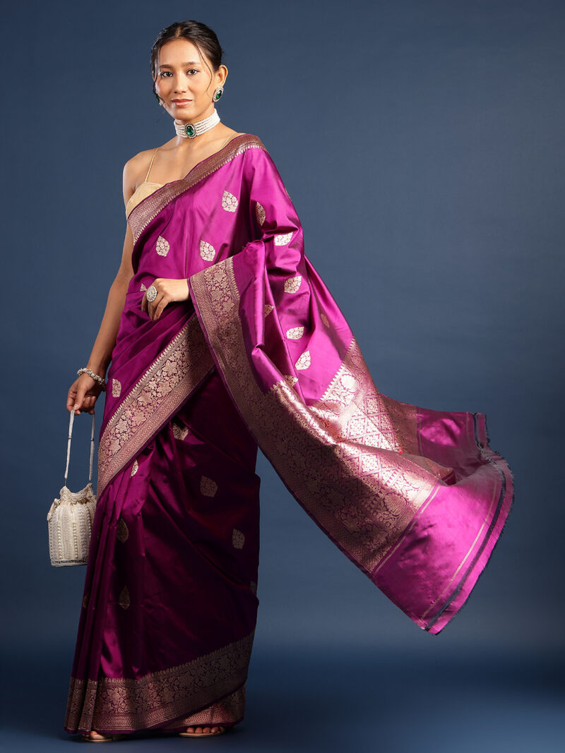 DEEP PURPPLE KATAN SILK - Image 5
