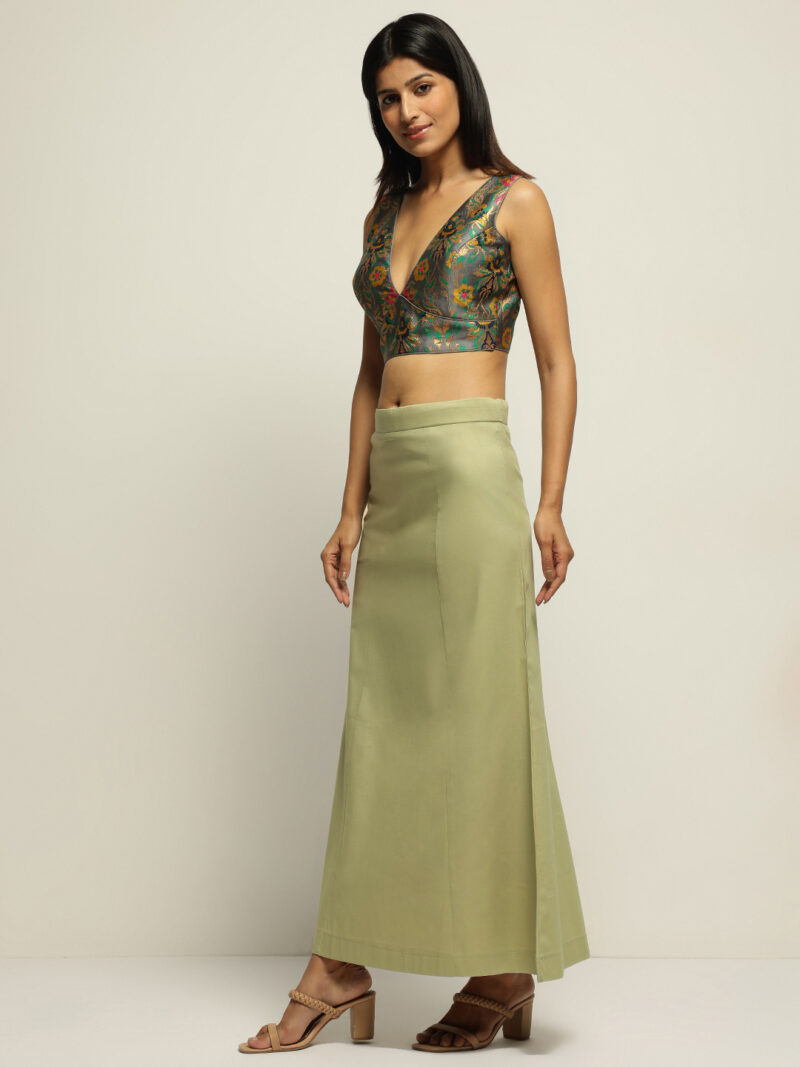 PISTA GREEN SAREE SHAPEWEAR - Image 2