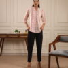 Women’s Cotton Straight Fit Pants with Pockets – Comfort Fit Dailywear – In Black Color