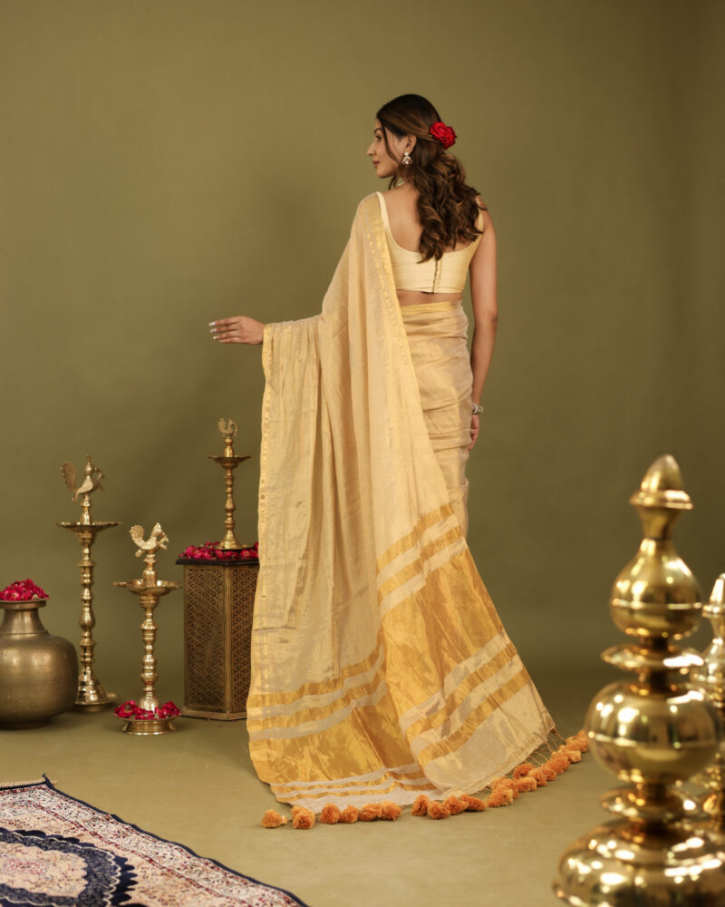Navya Sunheri Banarasi Saree - Image 4