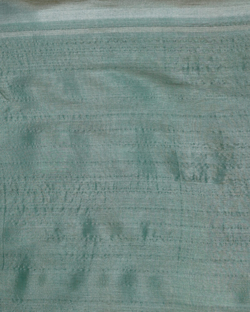 Navya Aqua Banarasi Saree - Image 8