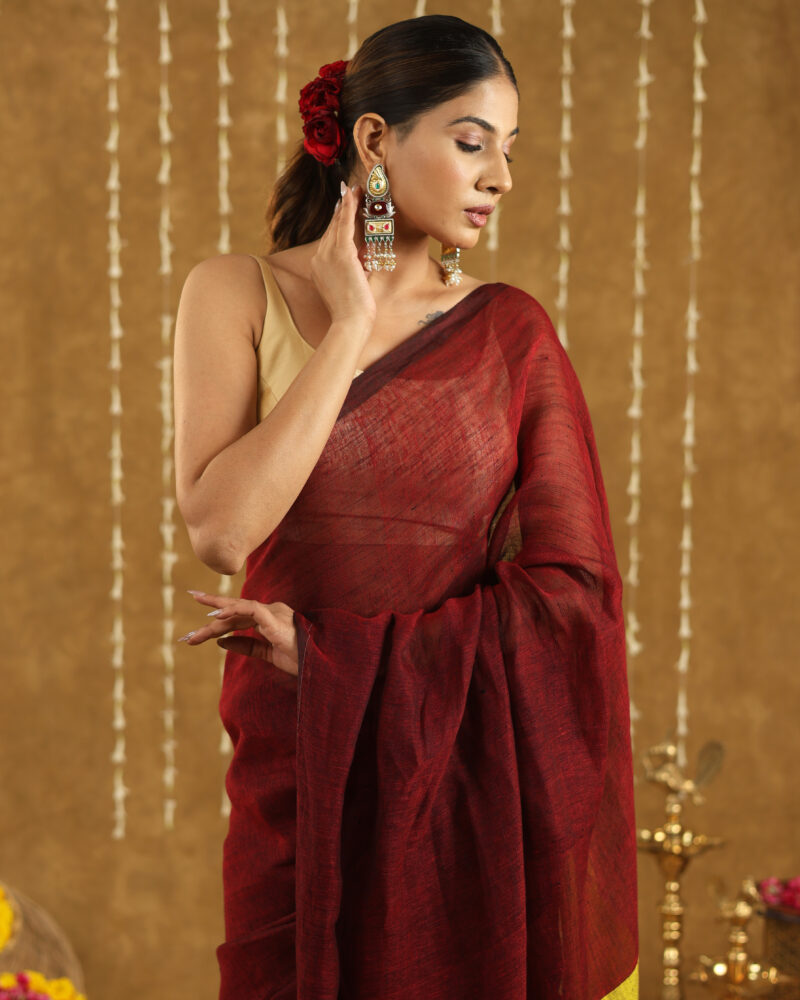 Rangrez Banarasi Saree - Image 4