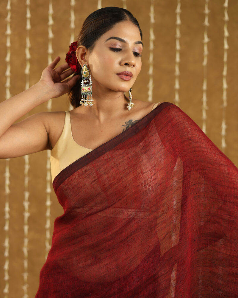 Rangrez Banarasi Saree - Image 7