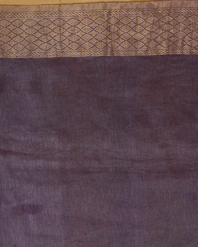 Raaya Mauve Jaal Banarasi Saree - Image 11