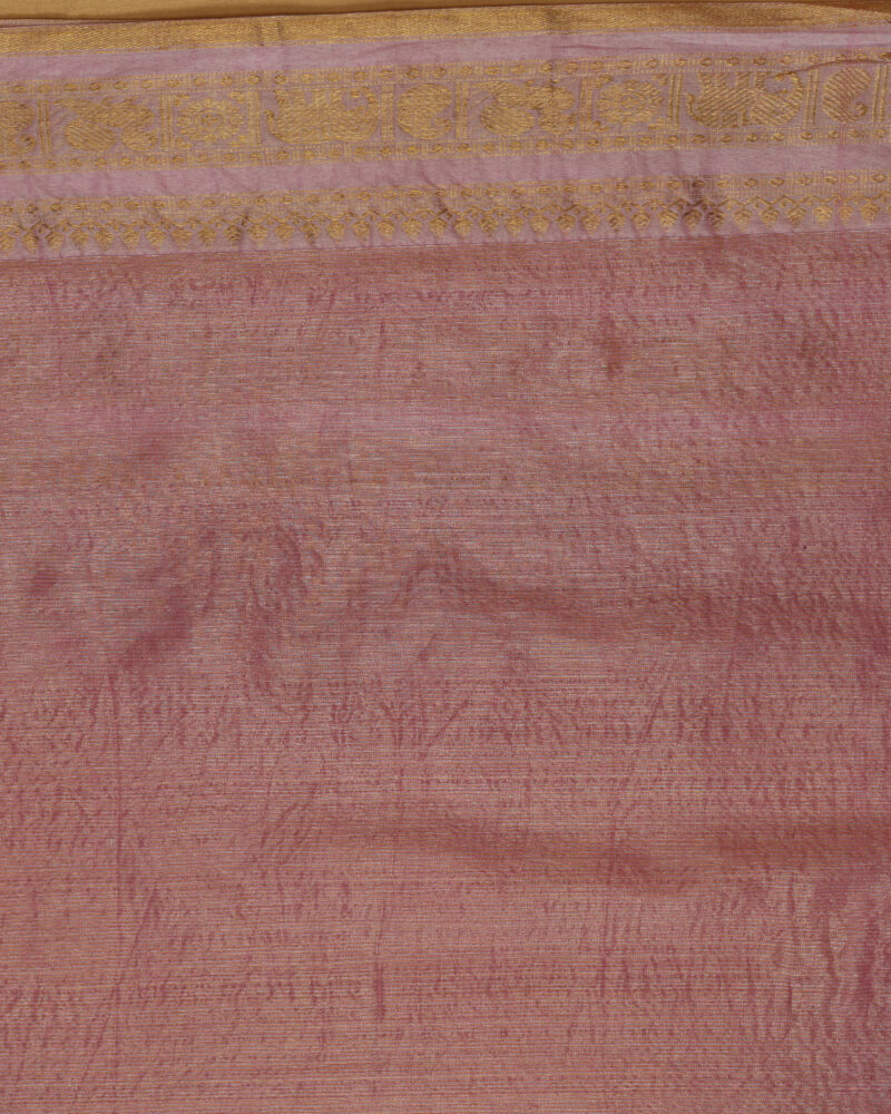 Noor Baby Pink Banarasi Saree - Image 10